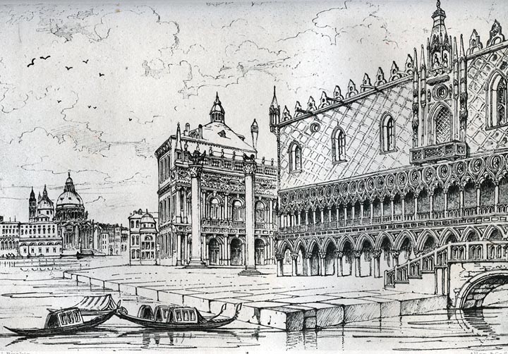 Venice Ducal Palace by John Ruskin 1835.jpg