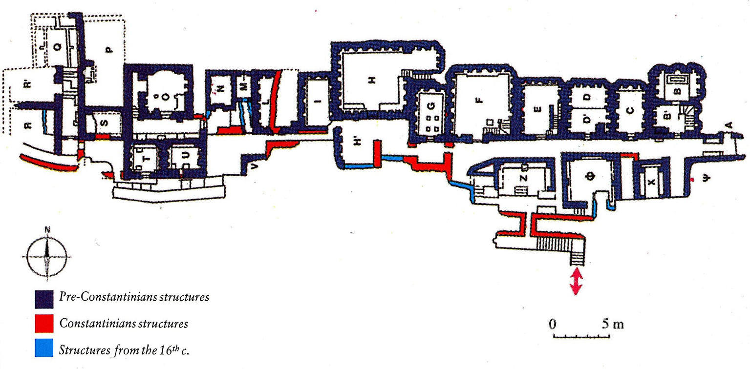 Rome Plan of the Mausoleums in the Vatican Necropolis.jpg