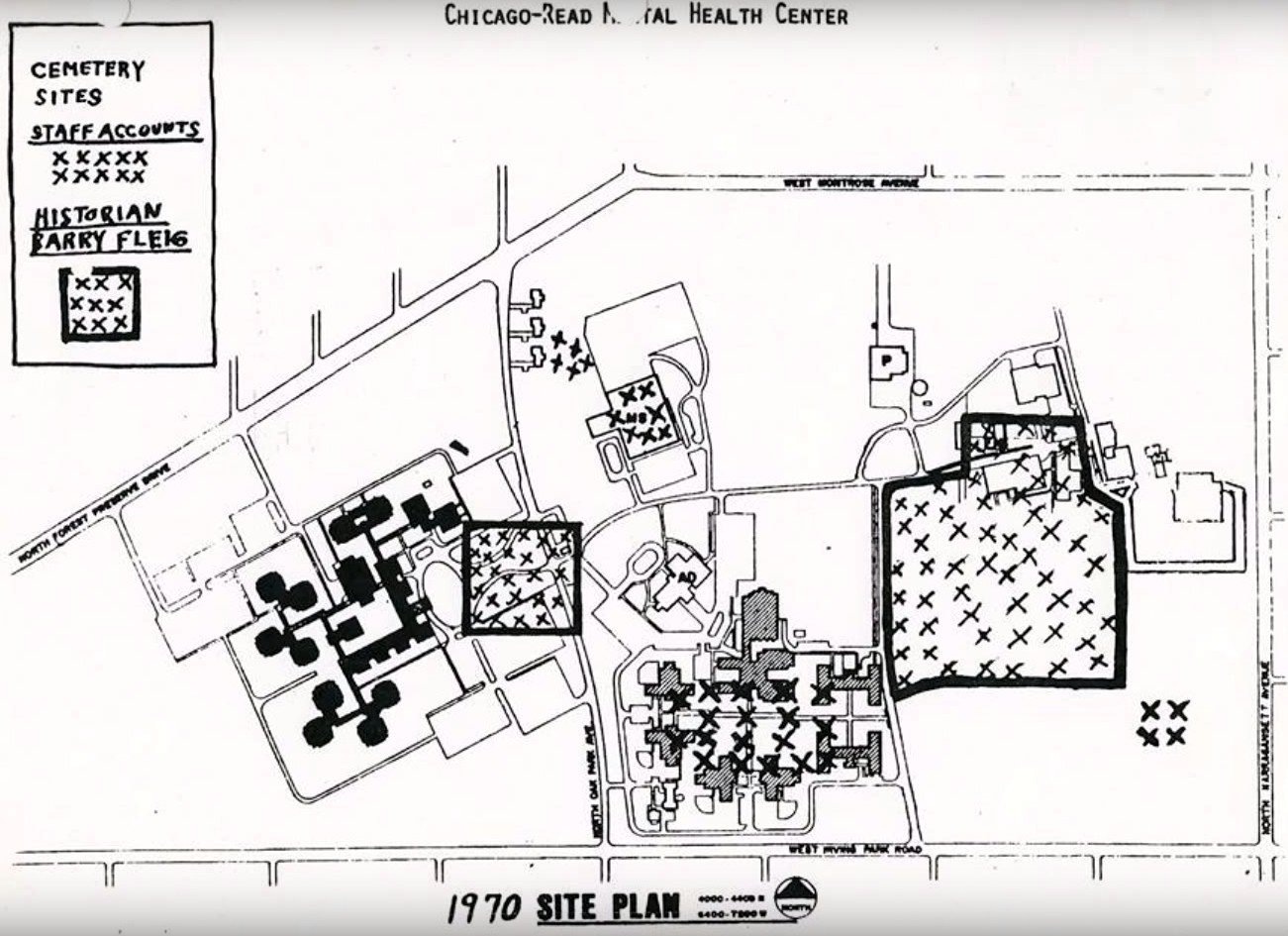 Dunning Insane Asylum - Site Plan 1970.jpg