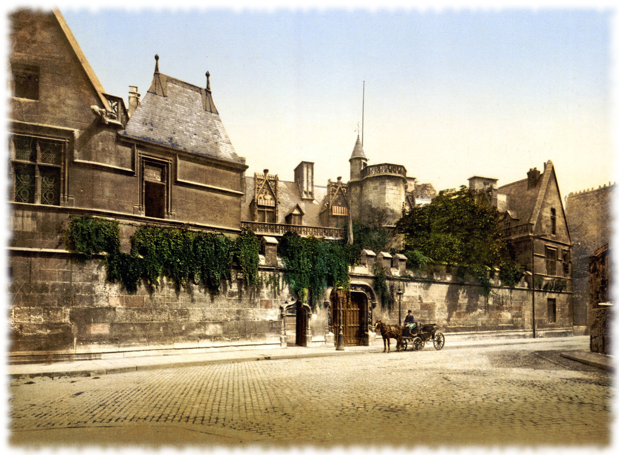 Hôtel de Cluny (Musée National du Moyen Âge), Paris, France, 1890s.jpg