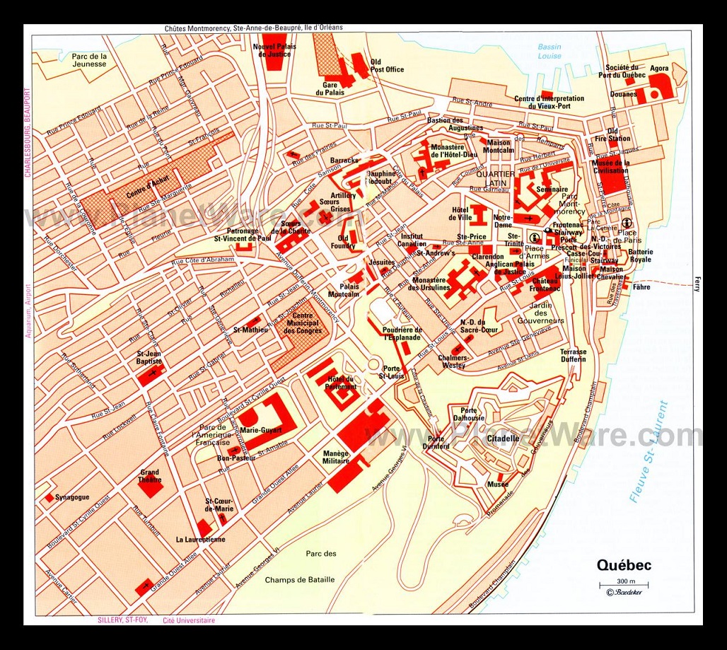 La Cité-Limoilou Attractions Map.jpg