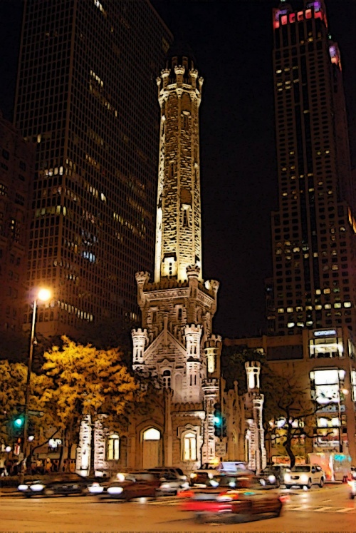 Chicago Water Tower by night.jpg