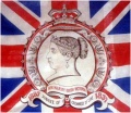 1887 Queen Victoria Jubilee flag.jpg