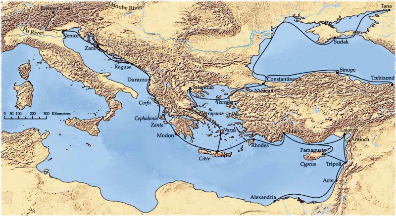 File:Medieval mediterranean trade routes.jpg